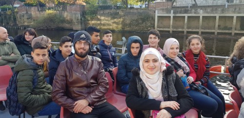 Ayham supported to teach Syrian Refugees in UK