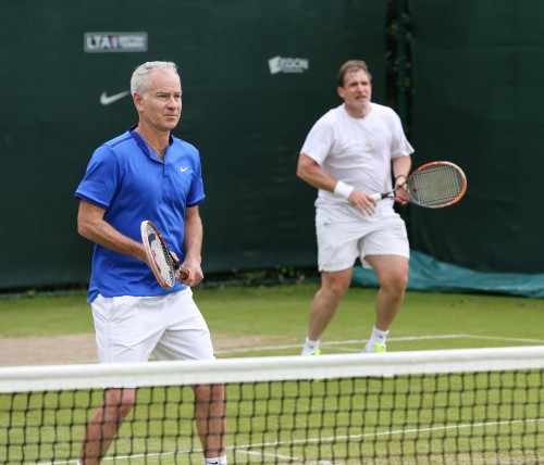 McEnroe Plays in 2nd Pro-Am Double Tournament
